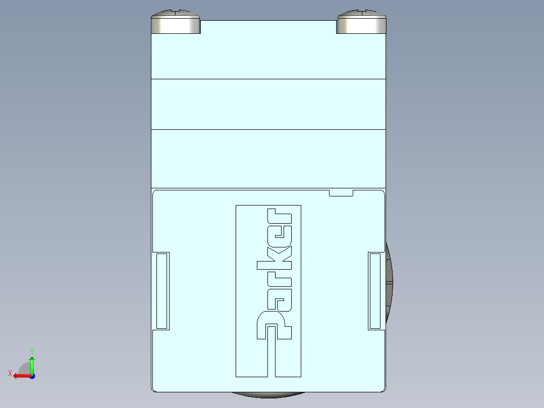 CTS 微型膜片泵 (64)系列图纸后视图