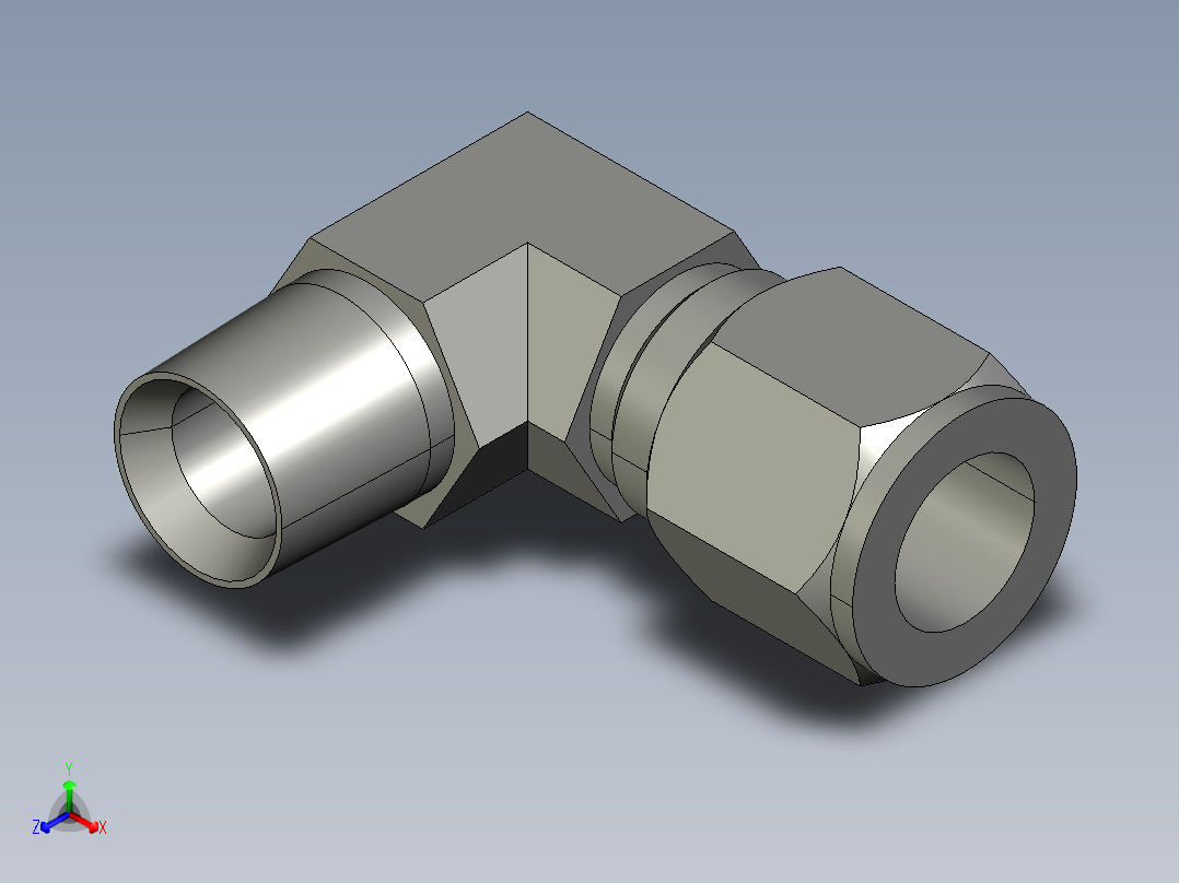 卡套式工业通用硬管接头10_cbu-s主视图