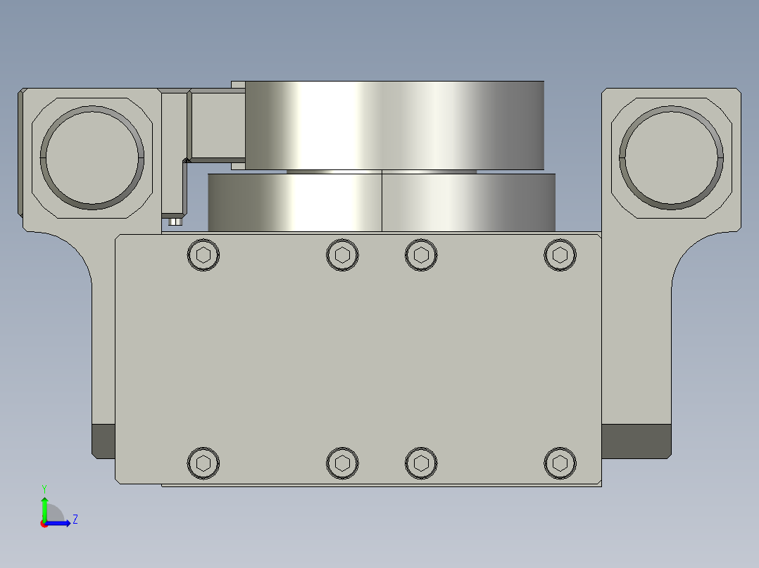 旋转气爪PRY80S-90左视图