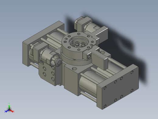 旋转气爪PRY80S-90正等轴测缩略图
