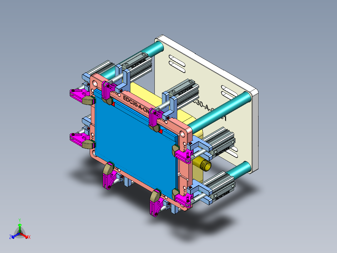EDC30-A-CNC1-180626正等轴测图