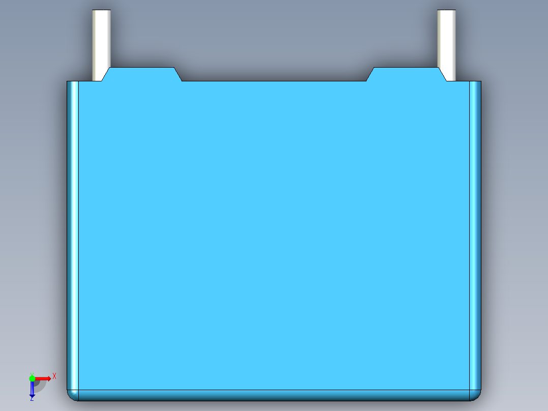 无源元件封装-CAP_BOX_18x8.5x14.5_BL俯视图