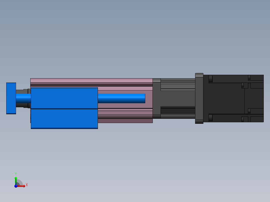 电动缸MTC32-D-200W-R前视图