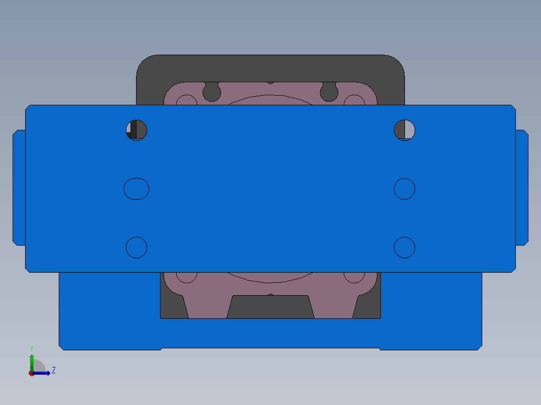 电动缸MTC32-D-200W-R左视图