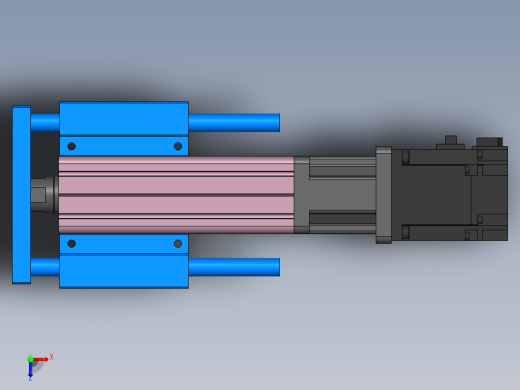电动缸MTC32-D-200W-R俯视缩略图