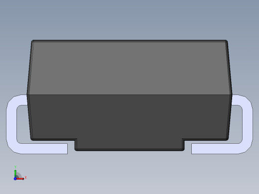 元器件3D封装SMB (DO-214AA)33前视缩略图