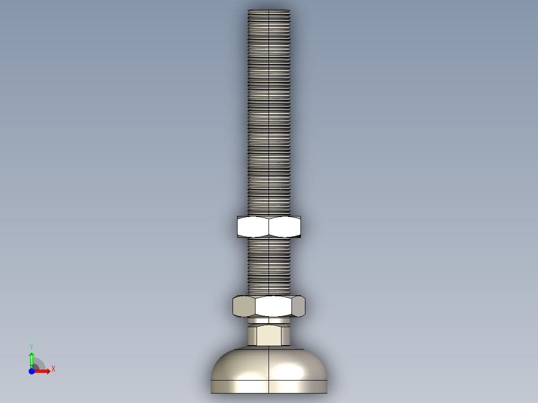 型材-KJN M16 _4 HINGED FOOT KJN311956前视图