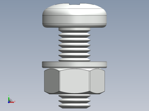 紧固件-M8-1.25 Round Head