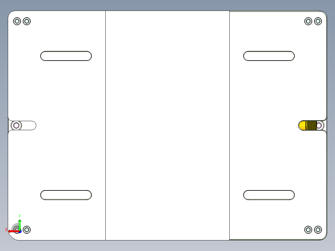 AAPBO-TRIM笔记本CNC工装夹具三维模型-CNC1后视图