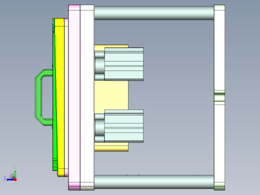 AAPBO-TRIM笔记本CNC工装夹具三维模型-CNC1右视缩略图