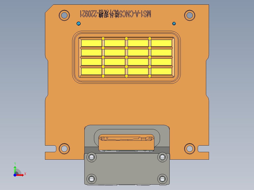 MS1-A-笔记本CNC工装夹具三维模型CNC4外观槽结构-220921前视图
