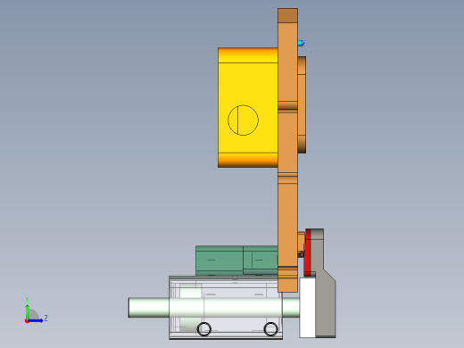MS1-A-笔记本CNC工装夹具三维模型CNC4外观槽结构-220921左视缩略图