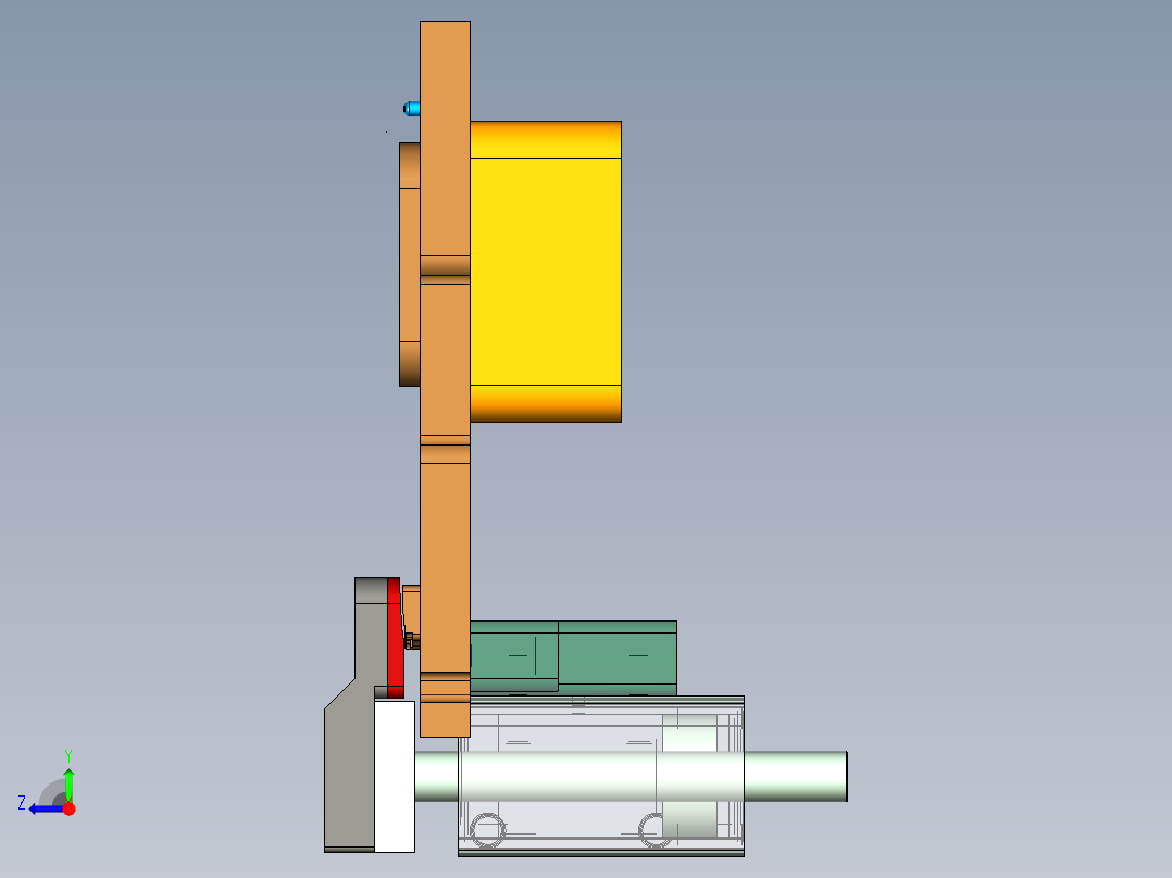 MS1-A-笔记本CNC工装夹具三维模型CNC4外观槽结构-220921右视图