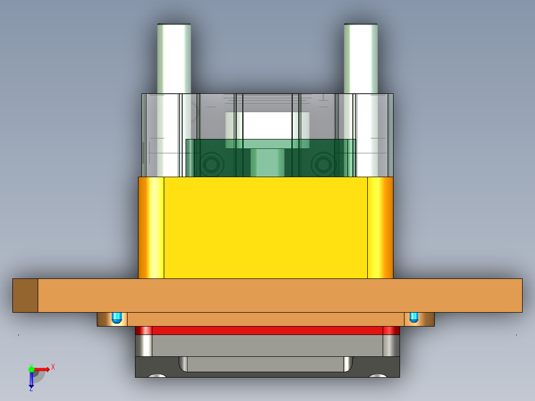 MS1-A-笔记本CNC工装夹具三维模型CNC4外观槽结构-220921俯视图