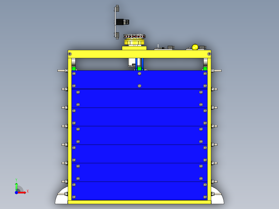 A3003265-横拉式车库门前视图
