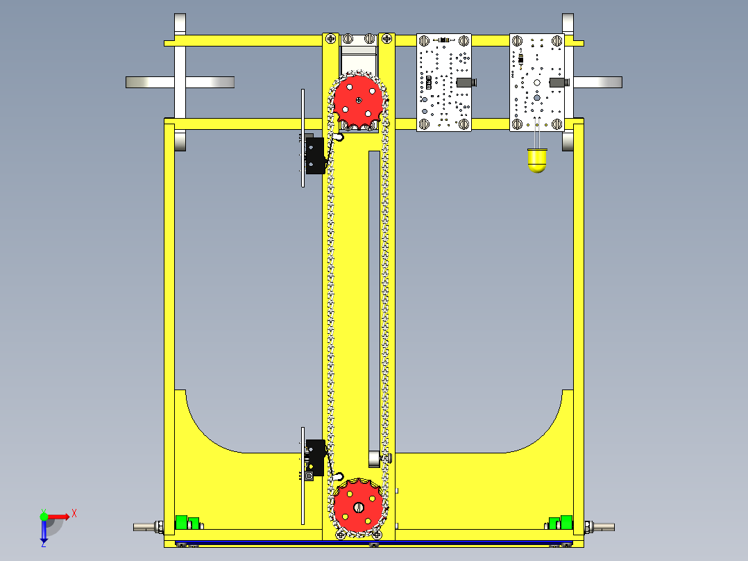 A3003265-横拉式车库门俯视图