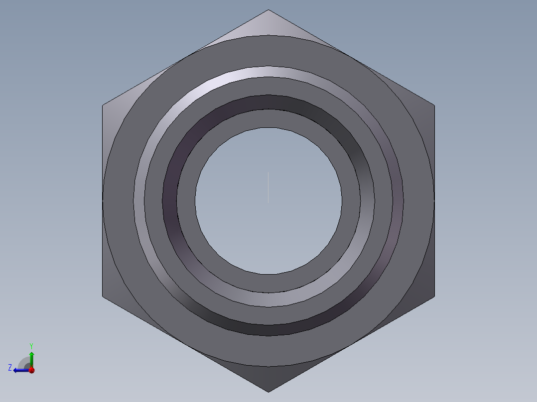 直通内螺纹接头、5CB-22-08右视图
