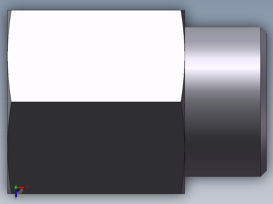 直通内螺纹接头、5CB-22-08俯视图