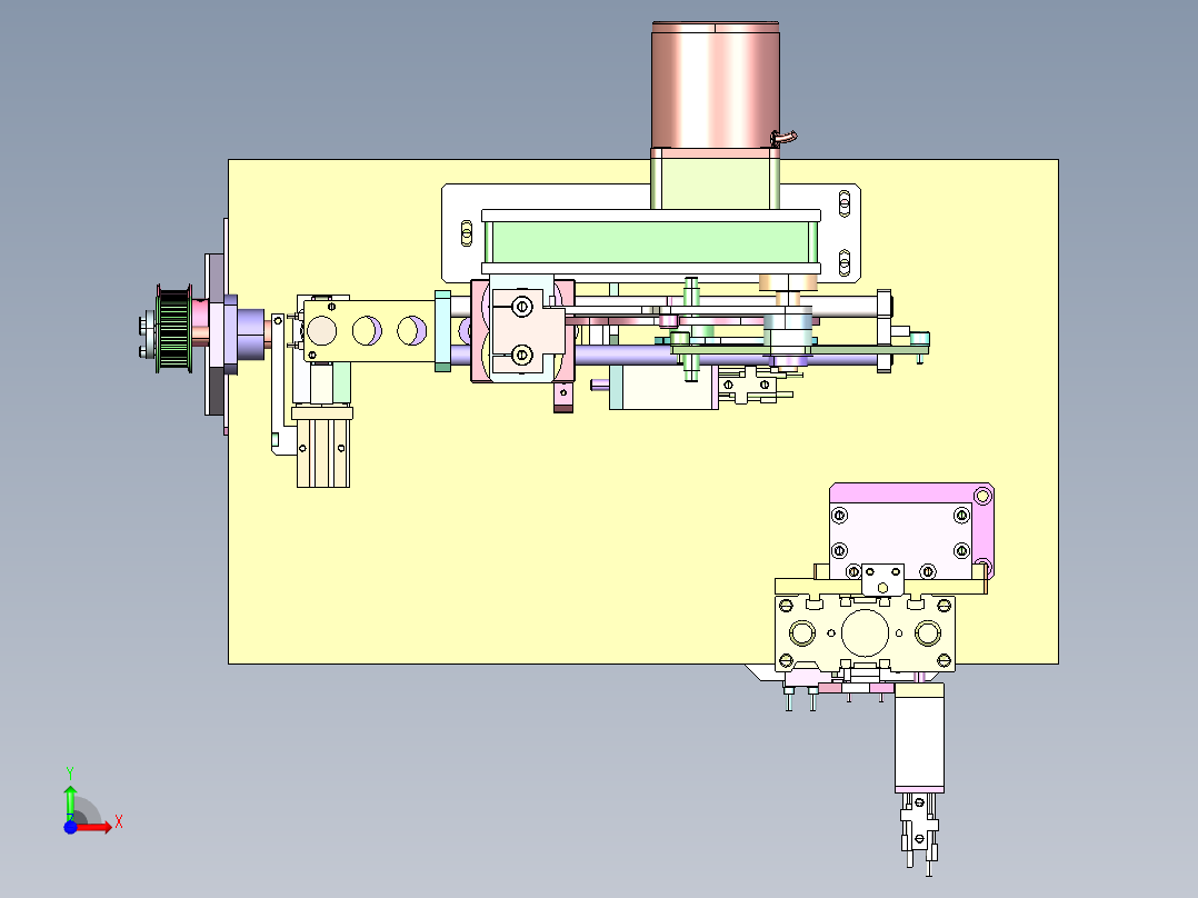 JS-820 文具笔芯自动注墨组装机前视图