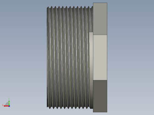 螺纹管转接头-内外丝异径 DN50-DN15后视缩略图
