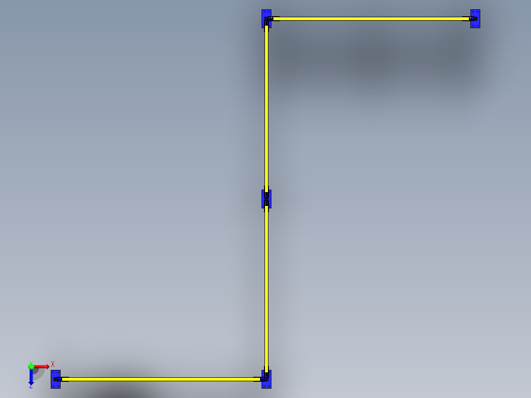 安全生产围栏俯视图