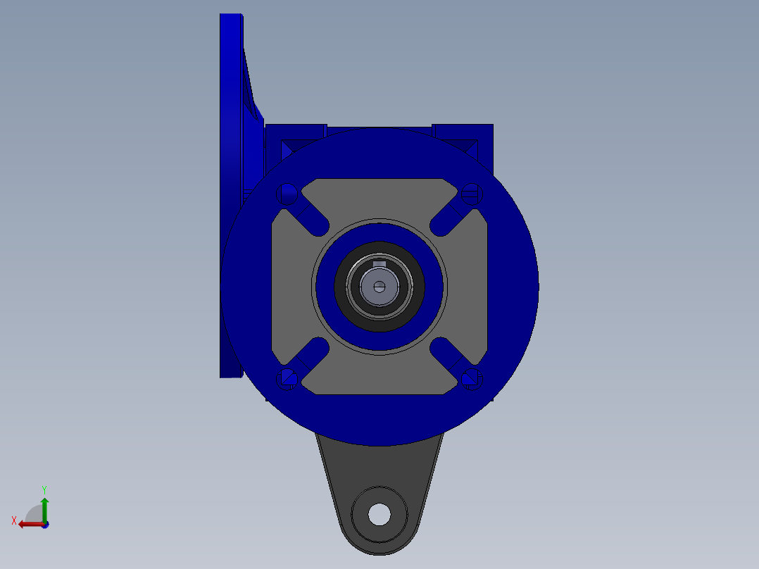 Komet MK40N减速器后视图