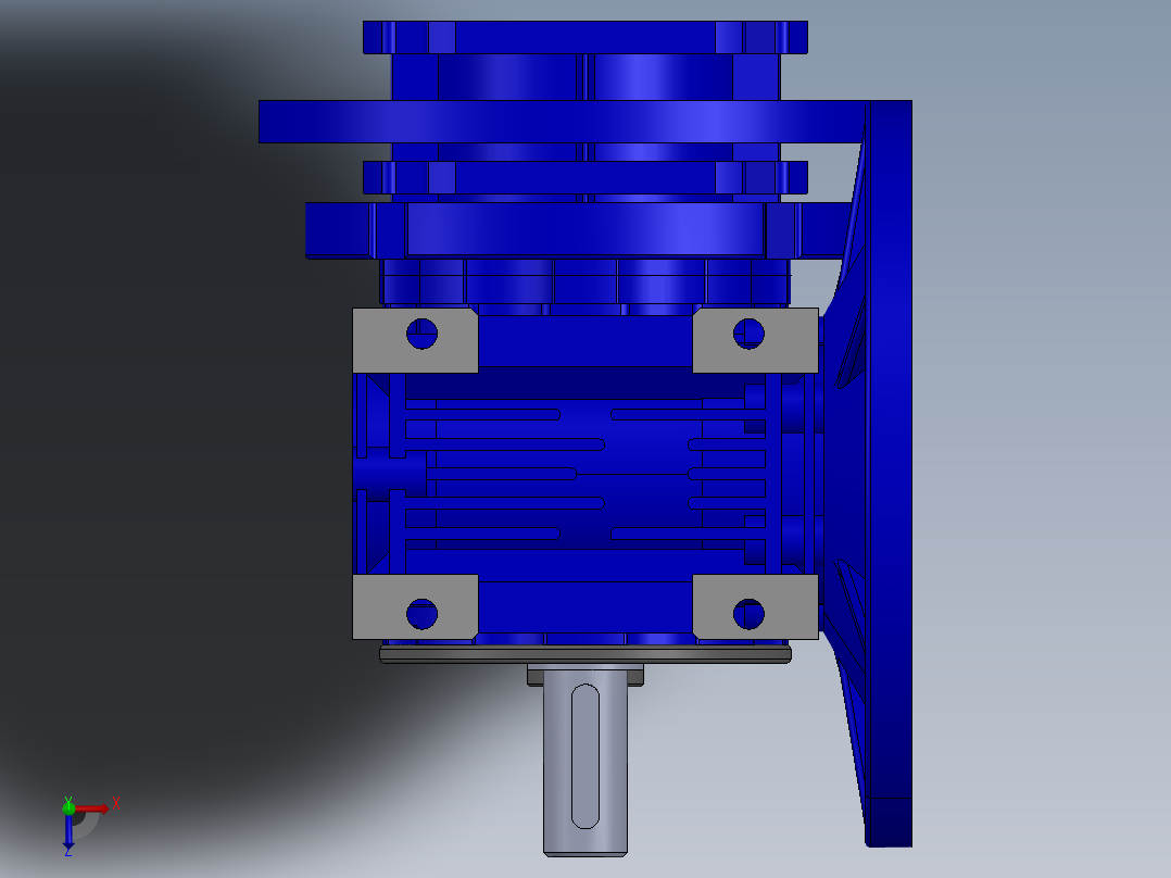 Komet MK40N减速器俯视图