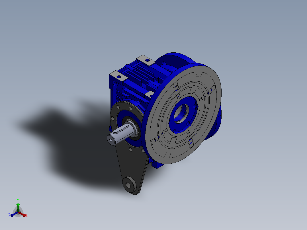 Komet MK40N减速器正等轴测图