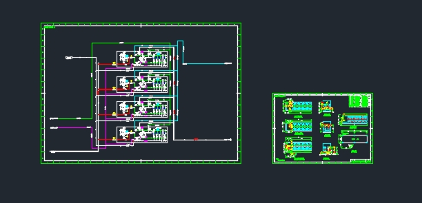 超滤装置管口方位及PID图