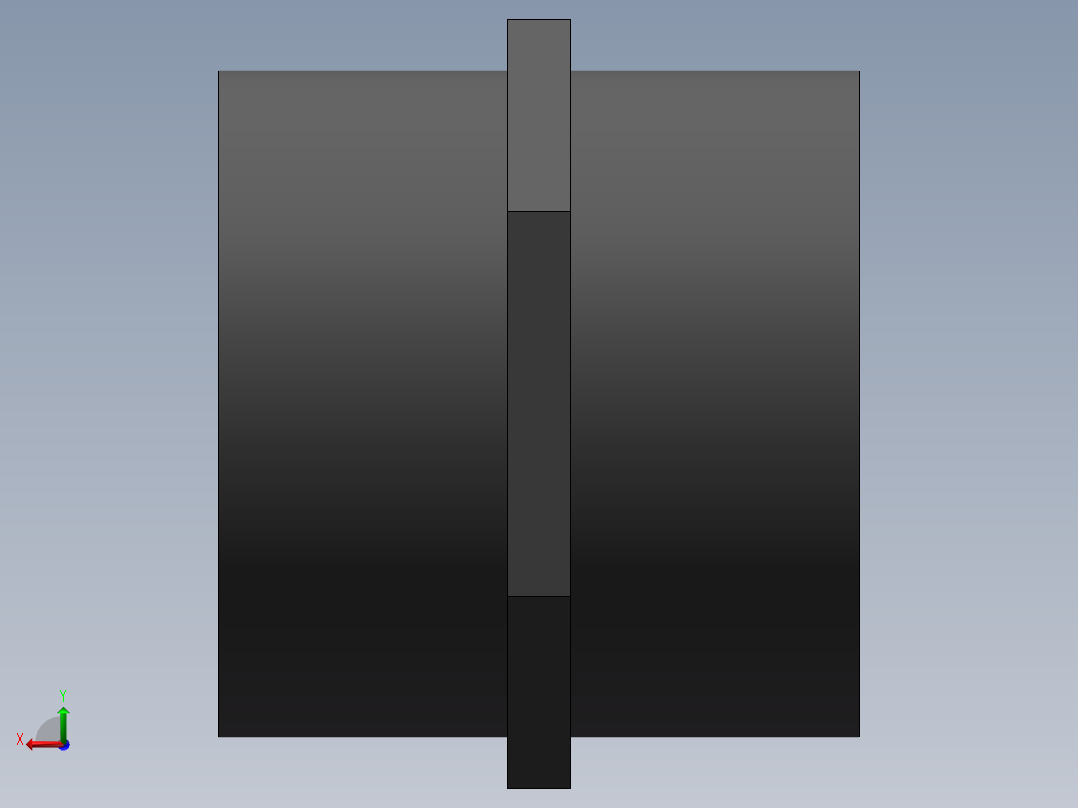 female adapter DN80 PN10 U-PVC后视图