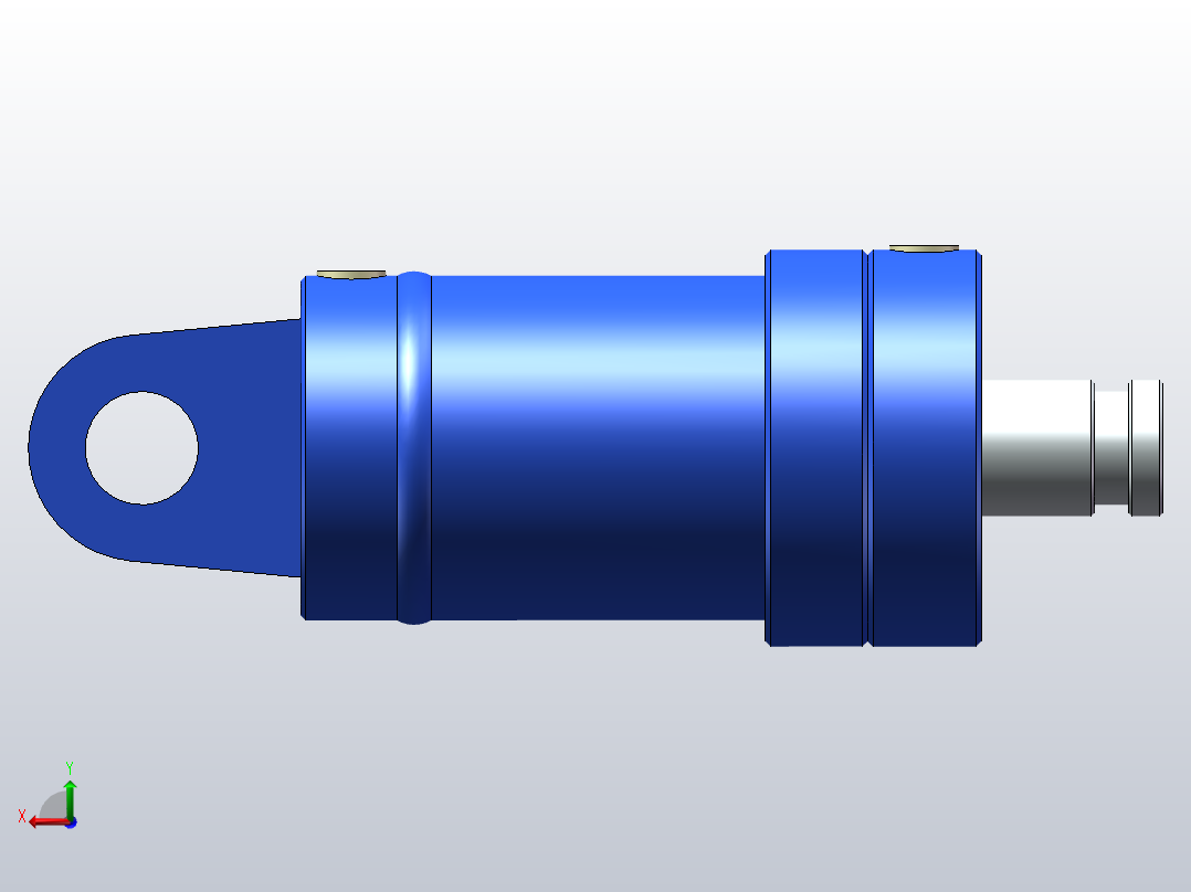 H ROC[300]推力液压缸主视图