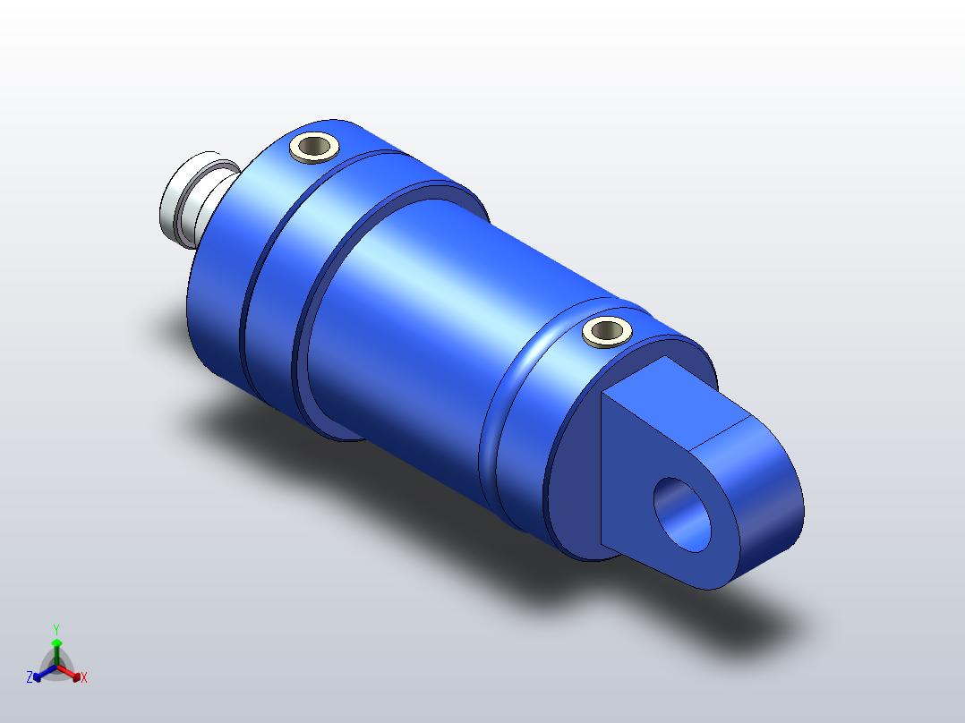 H ROC[300]推力液压缸正等轴测图