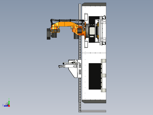 等离子切割与机器人下料自动化工作站设计右视缩略图