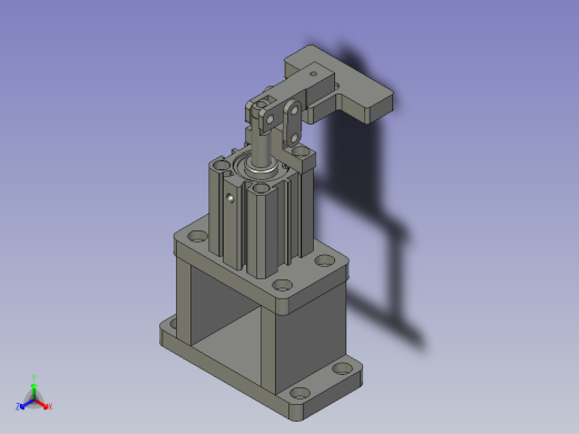 压合气缸组合图6788