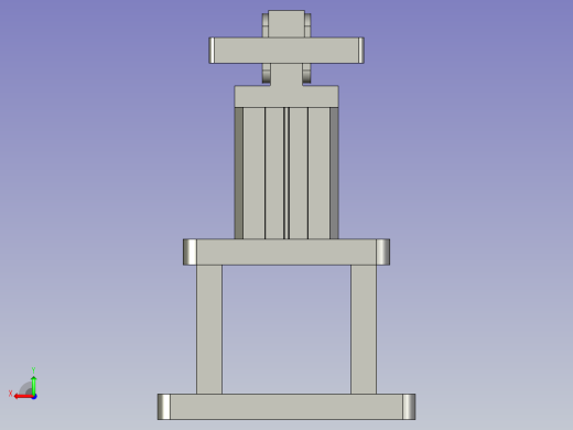压合气缸组合图6788后视缩略图