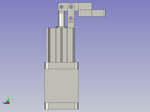 压合气缸组合图6788右视缩略图