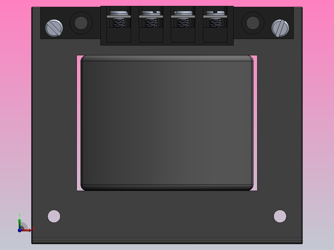 控制变压器前视图