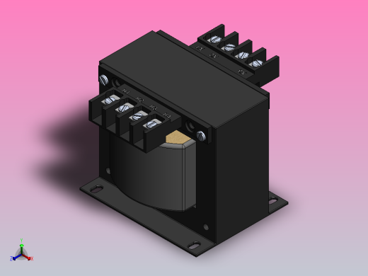 控制变压器正等轴测缩略图