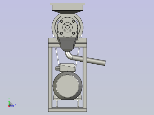 果蔬尾菜螺旋榨汁机左视缩略图