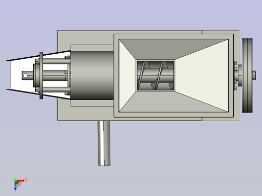 果蔬尾菜螺旋榨汁机俯视缩略图