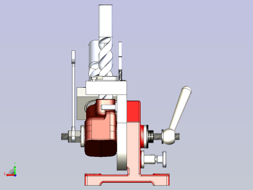 一款扩2-φ43.5孔专用机床夹具模型后视缩略图