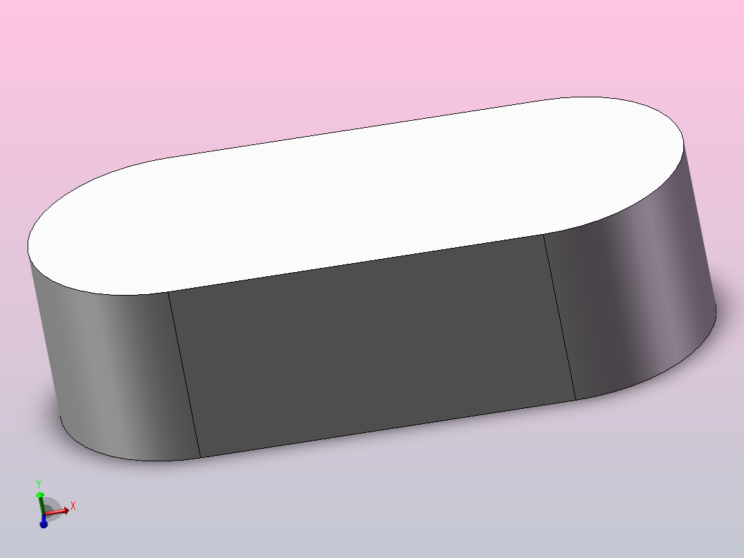 DIN 6885-1-A 2021 12X8 圆头平键主视图