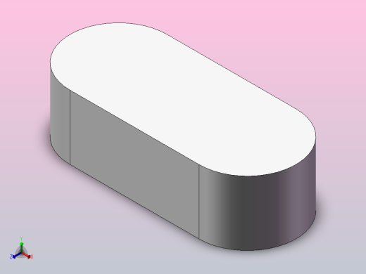 DIN 6885-1-A 2021 12X8 圆头平键正等轴测缩略图