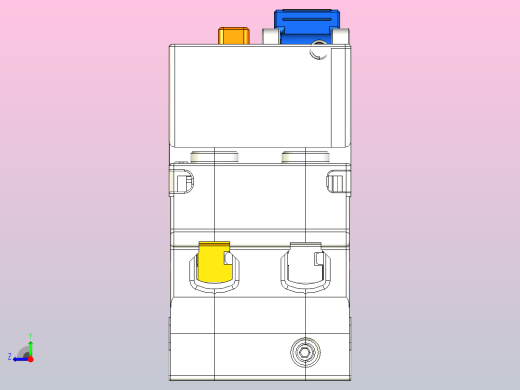 NXBLE-63YH 1P&amp;N剩余电流动作断路器三维模型202404右视缩略图