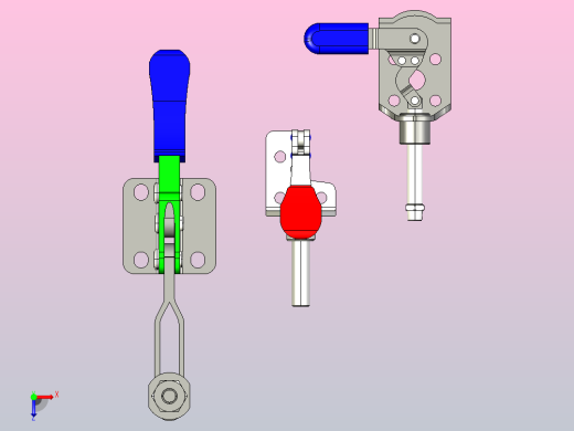 铰接夹快速夹俯视缩略图