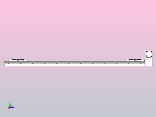 皮带直线轴双滑块型TPA-GCBS-150-P80-L600-RU-M75-N3左视缩略图