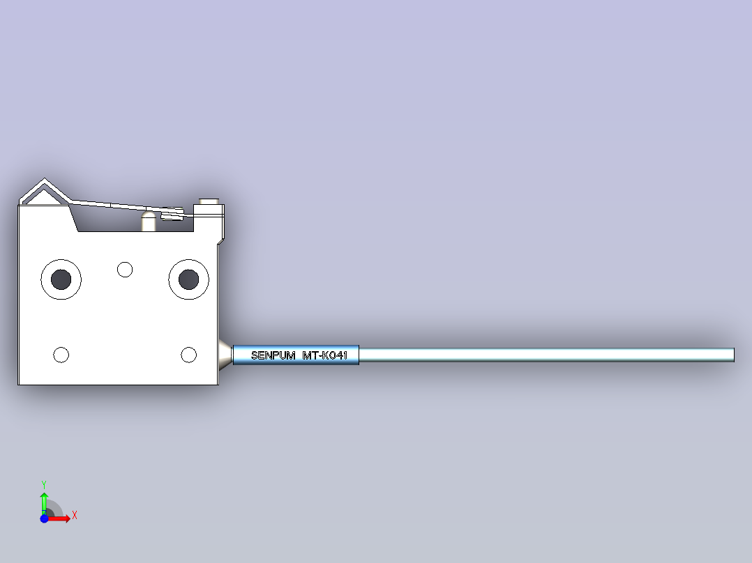 深浦接触式传感器 MT-K041前视图