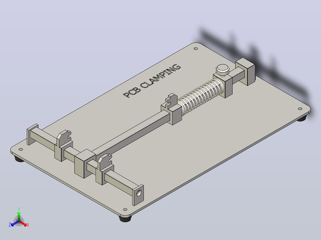 PCB夹具主视图
