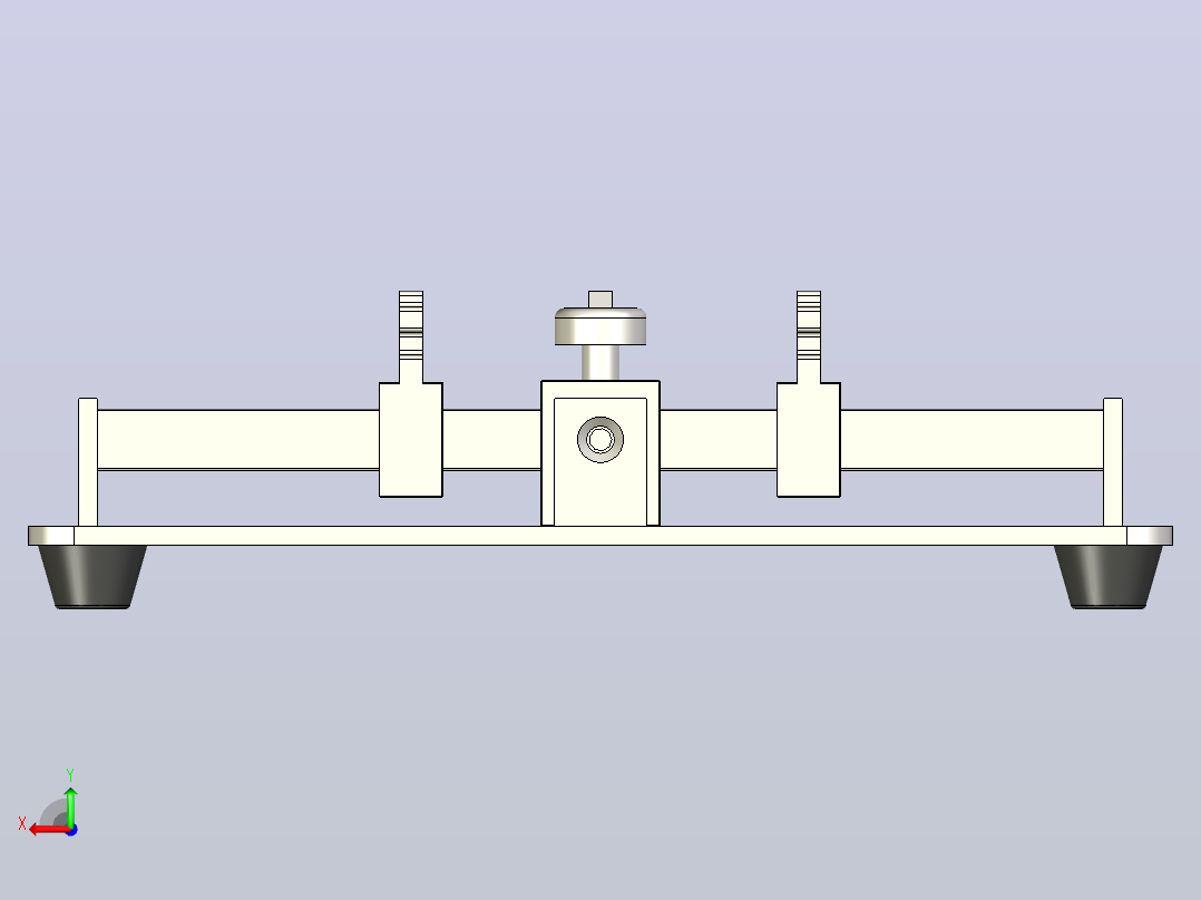 PCB夹具后视图