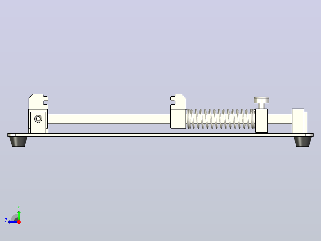 PCB夹具右视图